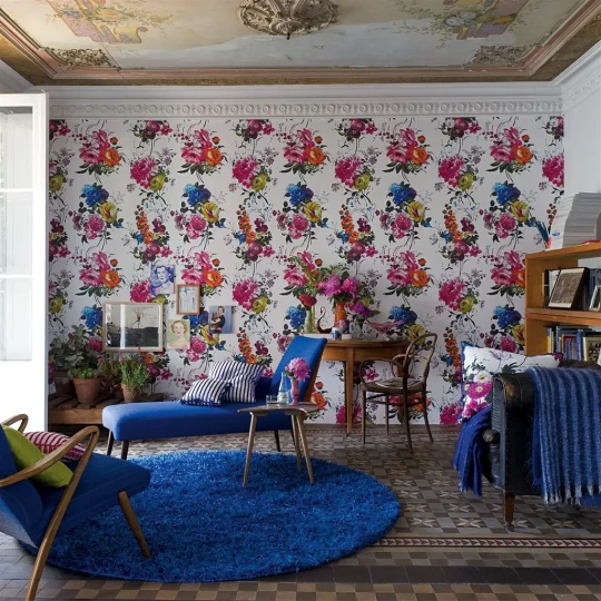 Designers Guild P578/01 Scenes and Murals AMRAPALI - PEONY - mural z motywem bukietów kwiatów