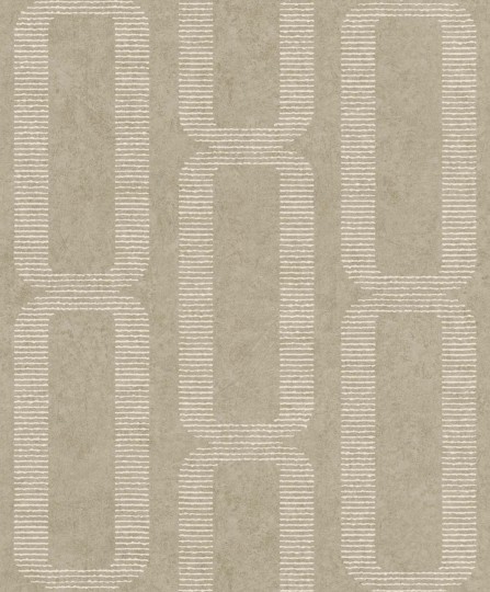 Rasch Textil 301785 Linen House Cube Lichen Green - tapeta geometryczna