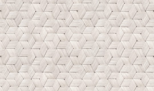Rebel Walls R18538 Pops Small Birch Bark Braids Snow White - tapeta imitująca plecione drewno