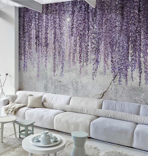 Mural Wonderwall Fleur Scharme 35 0745 07 Wisteria