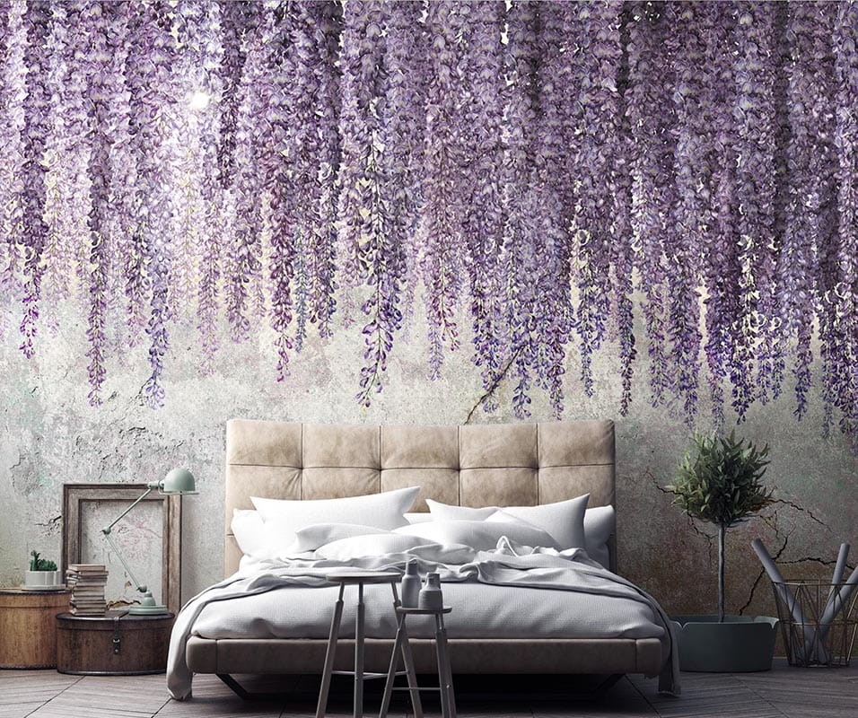 Mural Wonderwall Fleur Scharme 35 0745 01 Wisteria