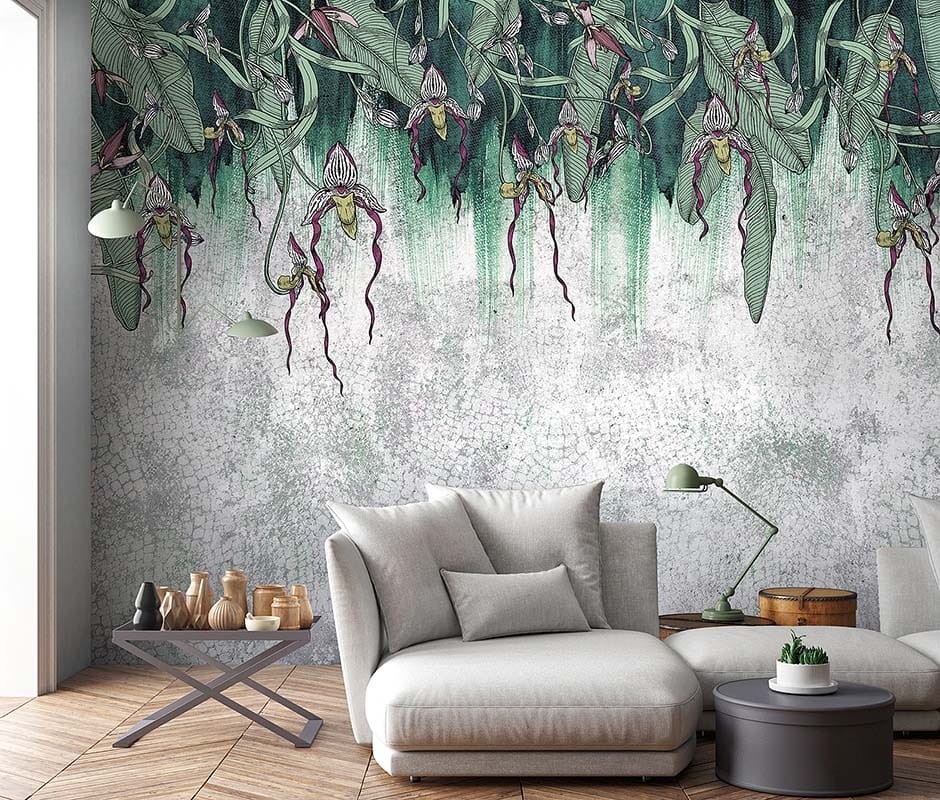 Mural Wonderwall Fleur Scharme 35 0743 08 Vanda
