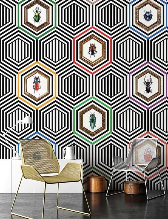 Mural Wonderwall Bright Accents 35 0505 06 Coleoptera