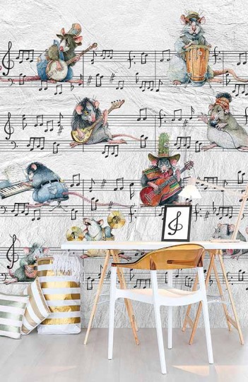 Mural Wonderwall Kids Fantasy 35 0832 00 Mouse Jam