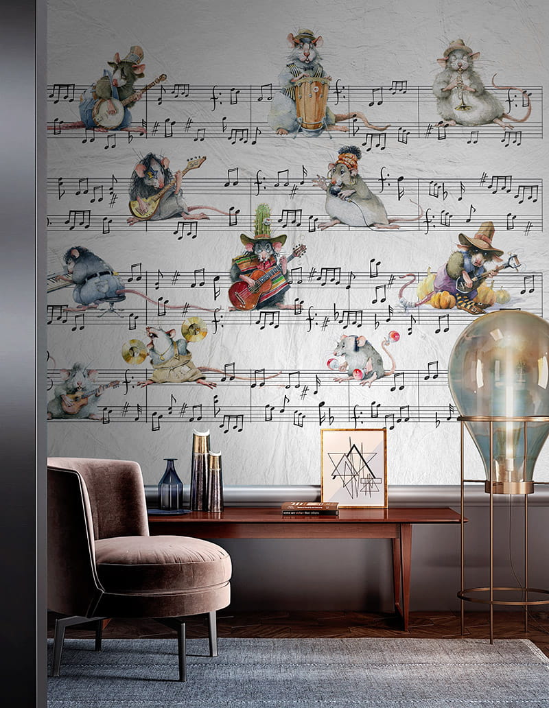Mural Wonderwall Kids Fantasy 35 0832 00 Mouse Jam