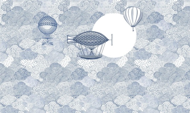 Mural Wonderwall Kids Fantasy 35 0827 03 Clouds