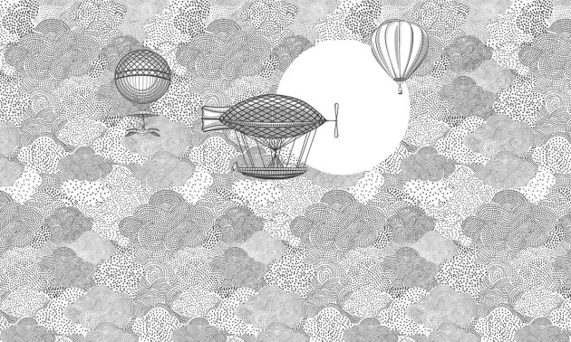 Mural Wonderwall Kids Fantasy 35 0827 01 Clouds