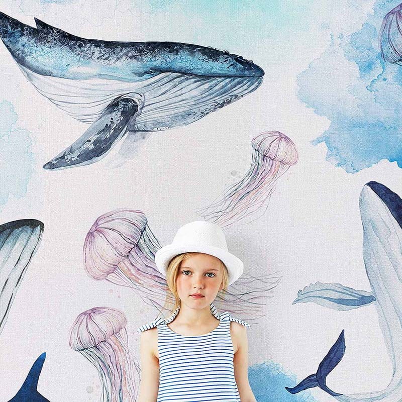 Mural Wonderwall Kids Fantasy 35 0828 03 Tapety Whales