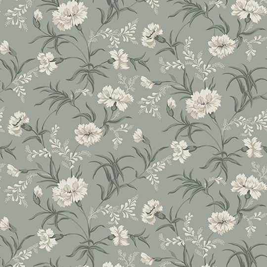 Sandberg 832-38 Lofstad Emilie Garden Green - tapeta w kwiaty