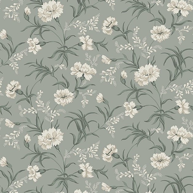 Sandberg 832-38 Lofstad Emilie Garden Green - tapeta w kwiaty