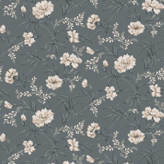 Sandberg 832-77 Lofstad Emilie Petrol - tapeta w kwiaty