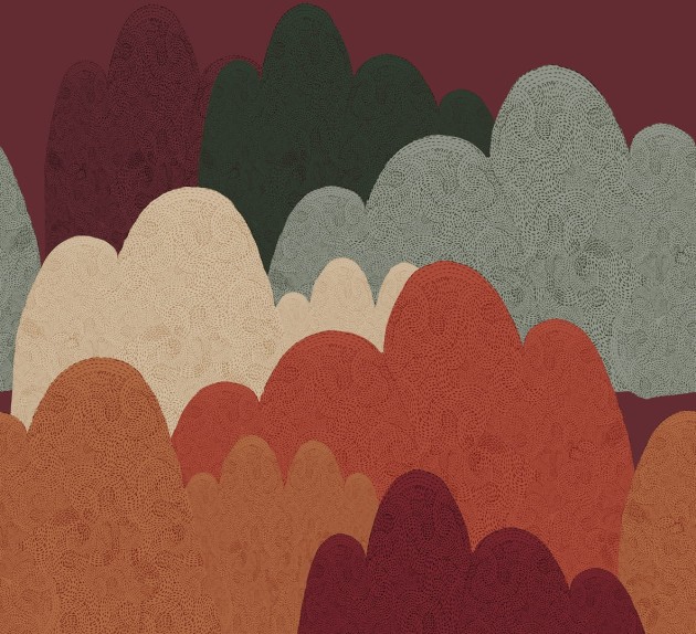 Mural Wall & Deco WET 2020 The Mountains of Our Childhood WET_MC2001