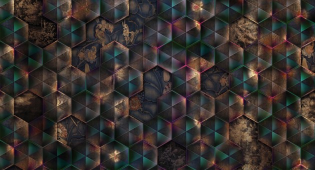 Mural Muance Holographic Reflections MU11091