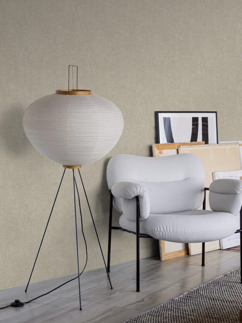 Boras Tapeter 3107 Eastern Simplicity Raku Green - tapeta imitująca strukturę ceramiki
