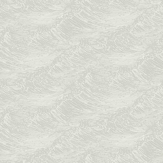 Boras Tapeter 3115 Eastern Simplicity The Wave Gray - tapeta w fale