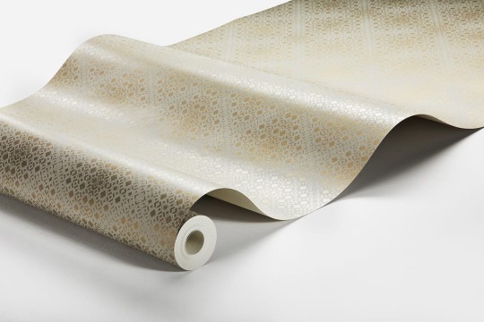 Boras Tapeter 3121 Eastern Simplicity Kimono Beige - tapeta geometryczna