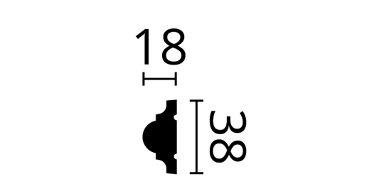 Listwa ścienna NMC Wallstyl WL1