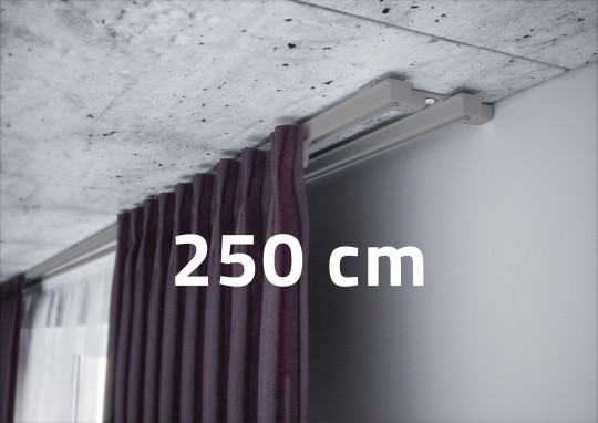 Szyna karniszowa podwójna Creativa ZS2-250 Szara