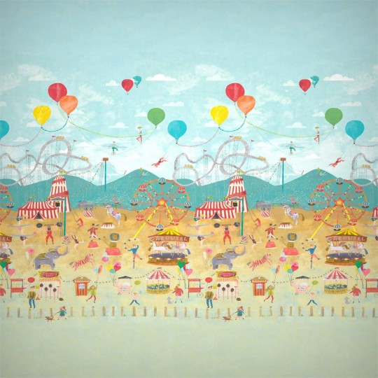 Mural Harlequin Book Of Little Treasures 112647 Lifes A Circus