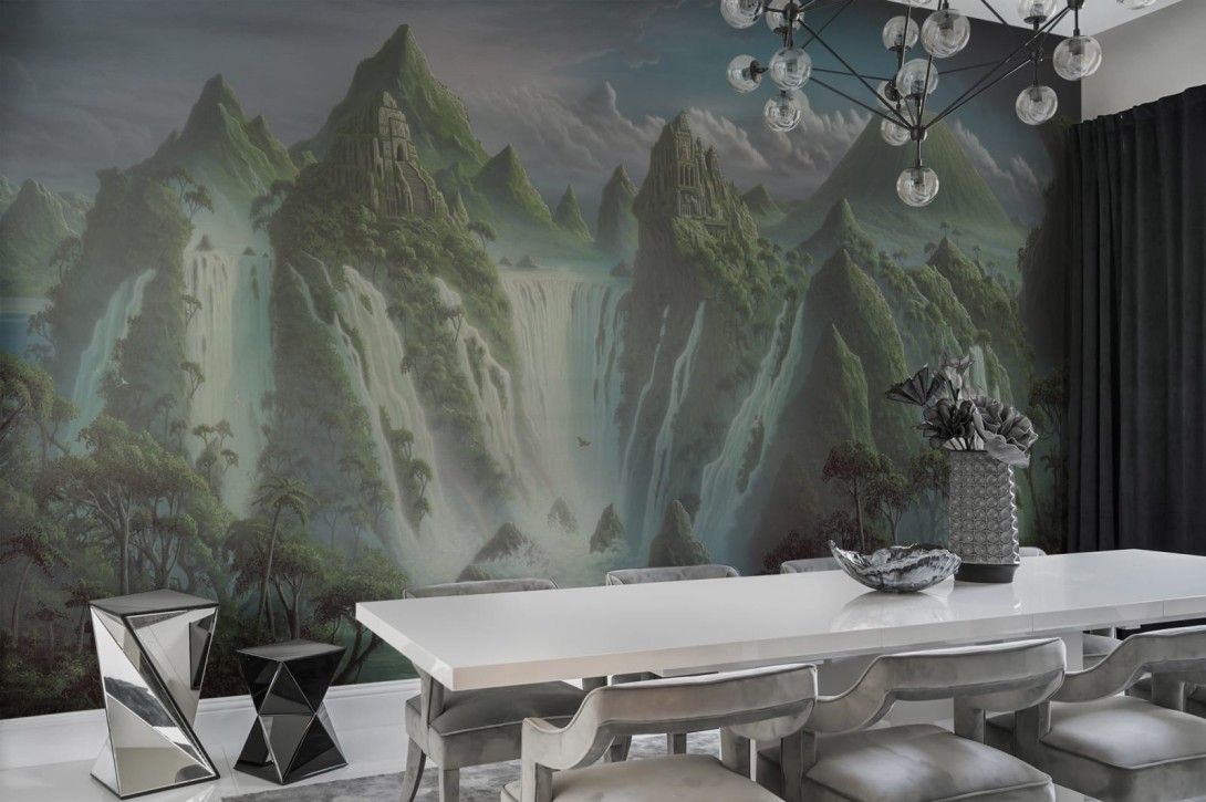 Rebel Walls R17351 Scenery Fantasy World - mural w góry