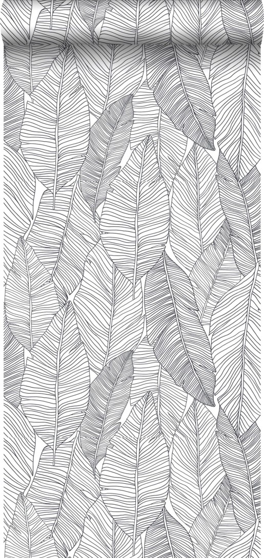 Tapeta Esta Black & White With A Splash Of Gold 139011 Pen Drawn Leabes
