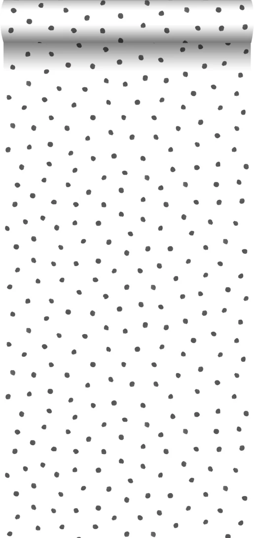 Tapeta Esta Black & White With A Splash Of Gold 138934 Polka Dots