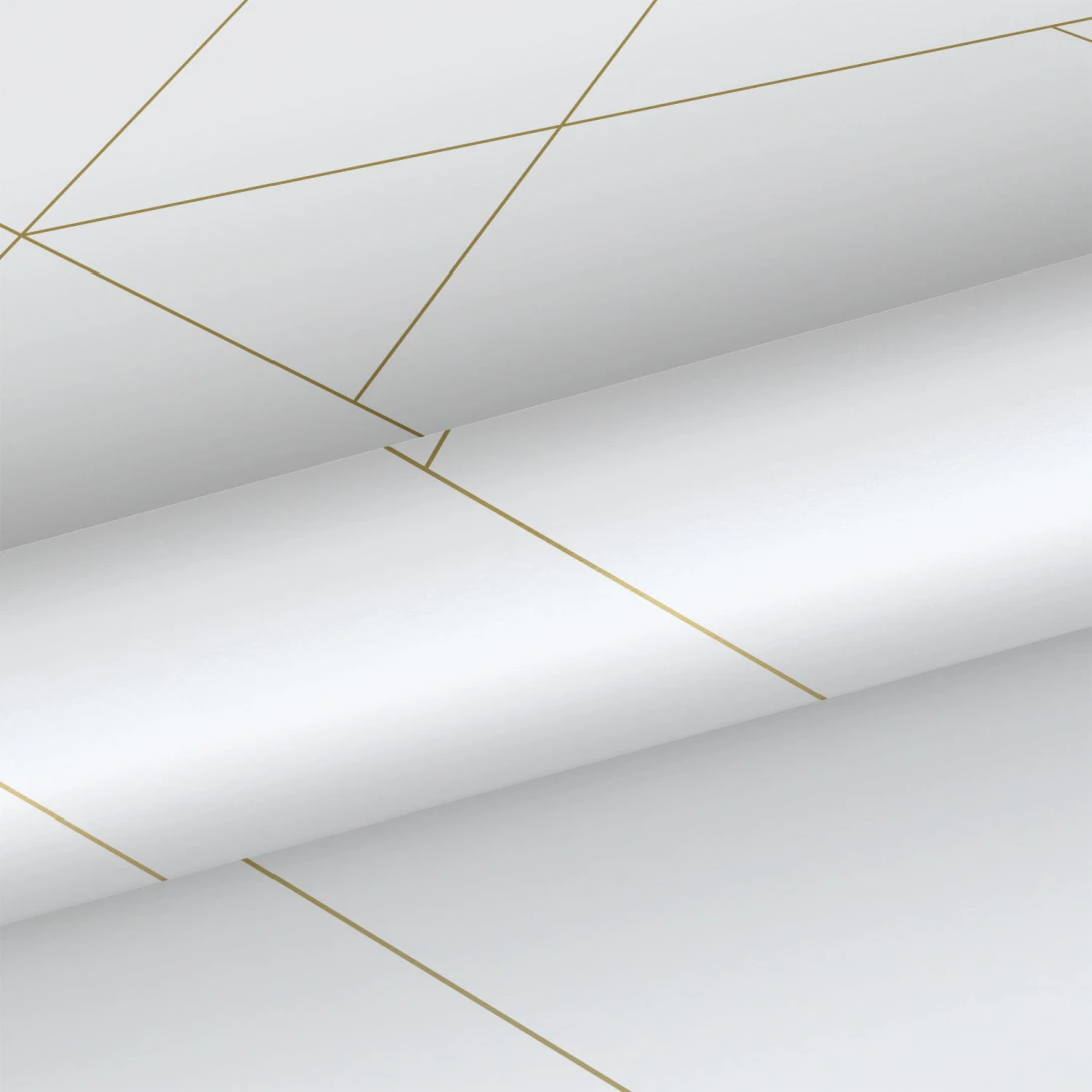 Tapeta Esta Black & White With A Splash Of Gold 139143 Graphic Lines