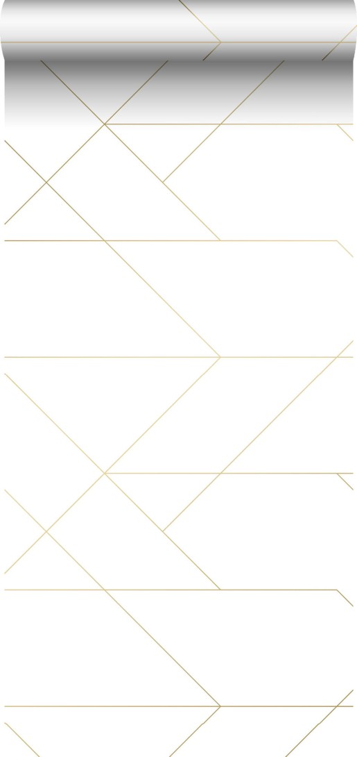 Tapeta Esta Black & White With A Splash Of Gold 139143 Graphic Lines