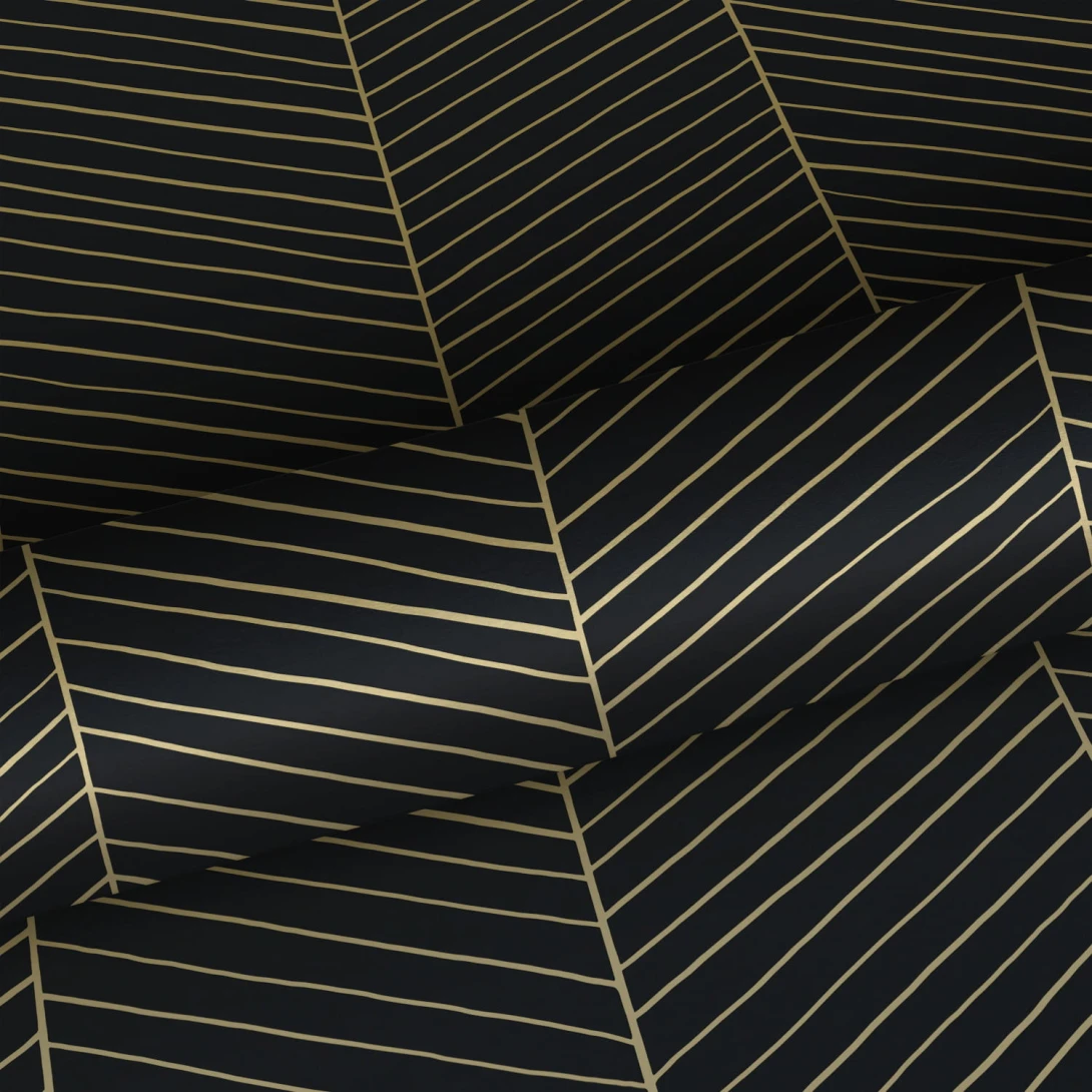 Tapeta Esta Black & White With A Splash Of Gold 139136 Herring Bone