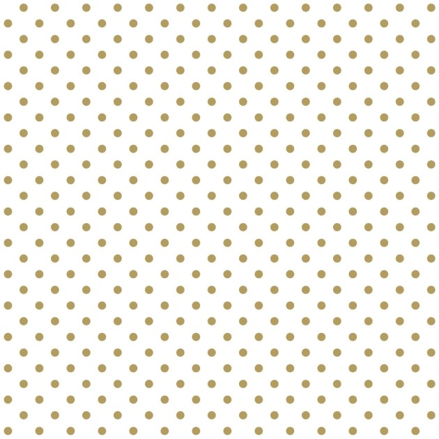 Tapeta Esta Black & White With A Splash Of Gold 139113 Polka Dots