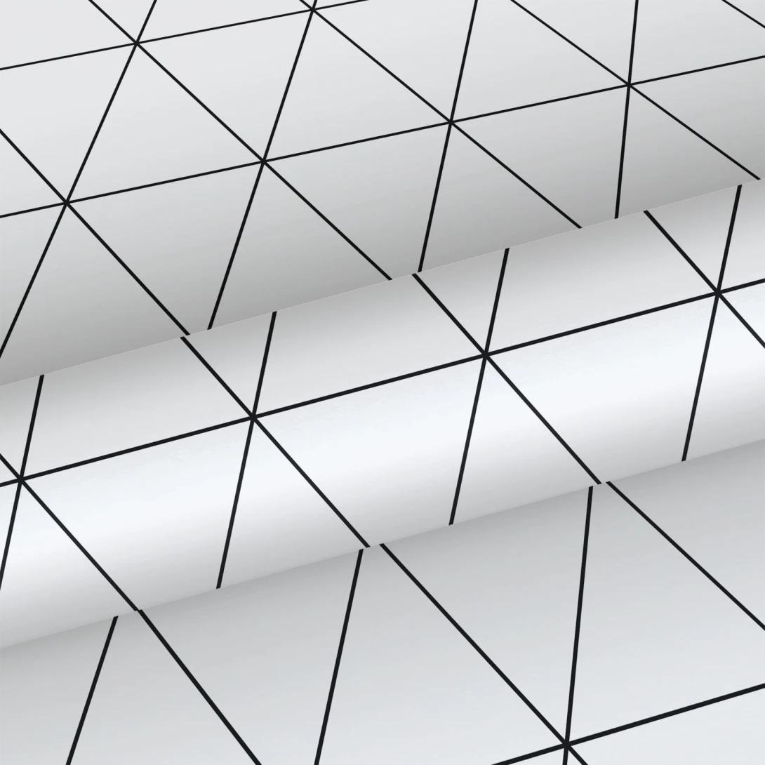 Tapeta Esta Black & White With A Splash Of Gold 139148 Graphical Triangles