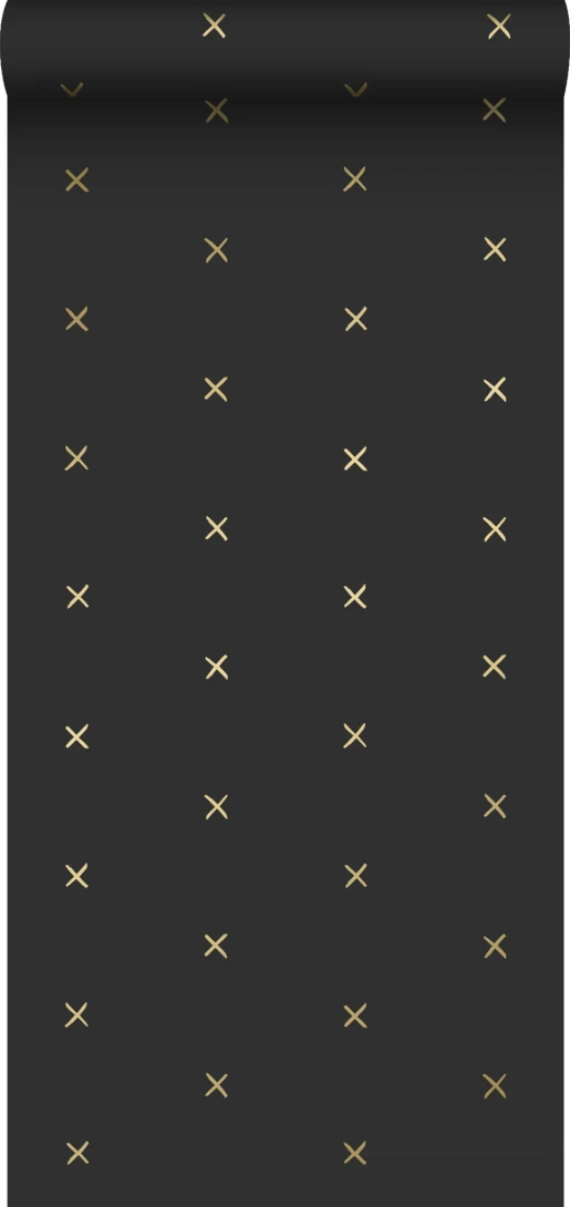 Tapeta Esta Black & White With A Splash Of Gold 139130 Graphic Motif