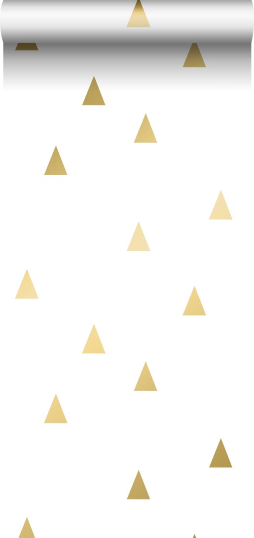 Tapeta Esta Black & White With A Splash Of Gold 138943 Graphical Triangles