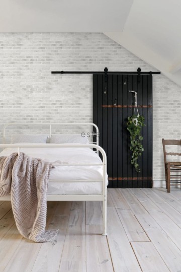 Tapeta Esta Black & White With A Splash Of Gold 139137 Brick Wall