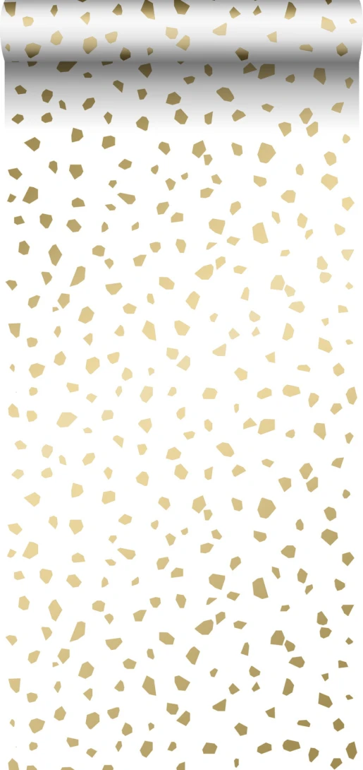 Tapeta Esta Black & White With A Splash Of Gold 139133 Terrazzo