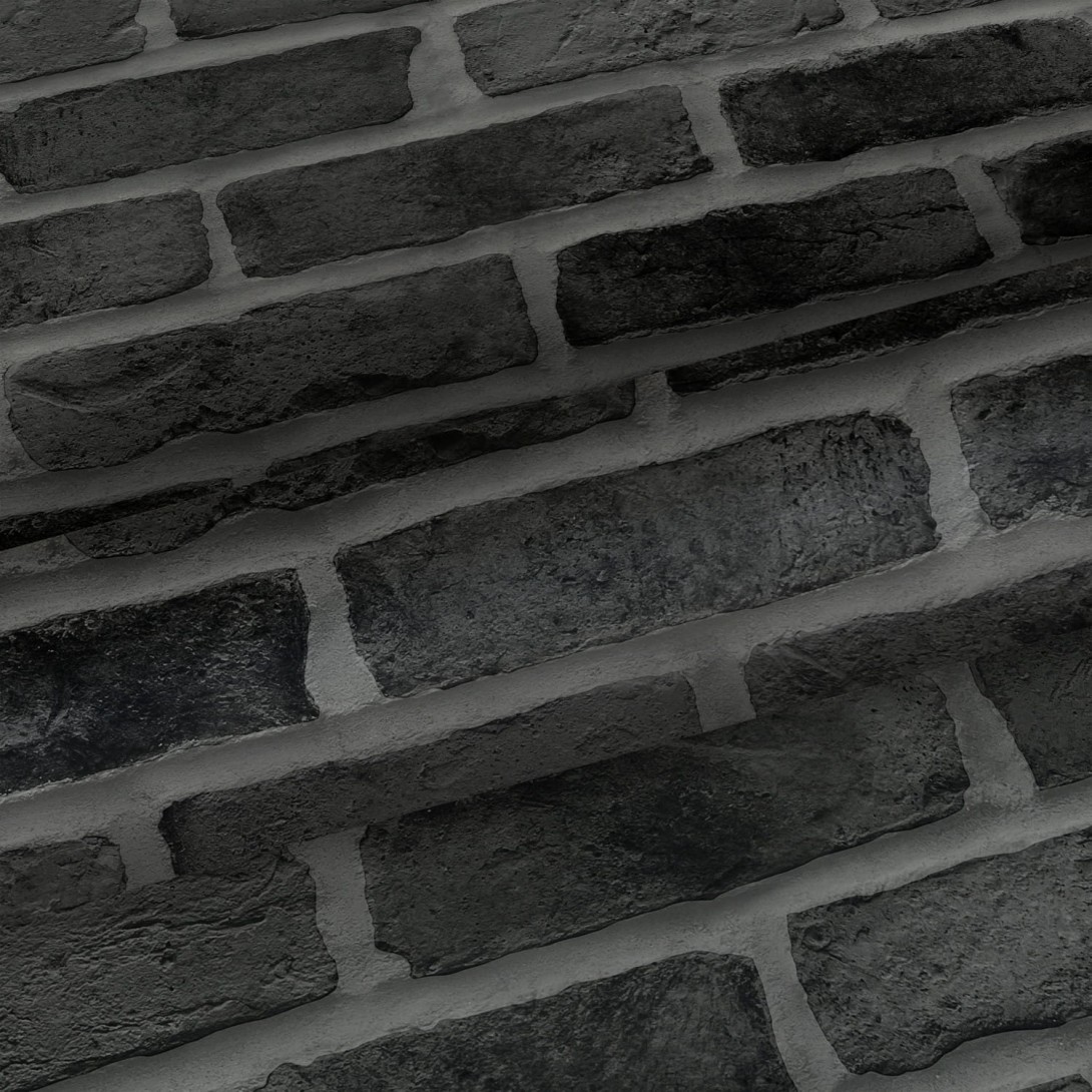 Tapeta Esta Black & White With A Splash Of Gold 139138 Brick Wall