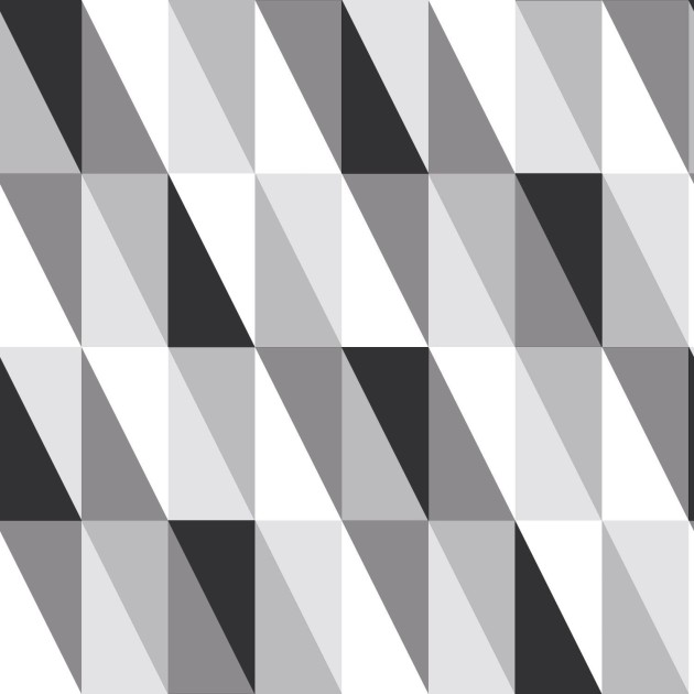 Tapeta Esta Black & White With A Splash Of Gold 139121 Graphical Triangles