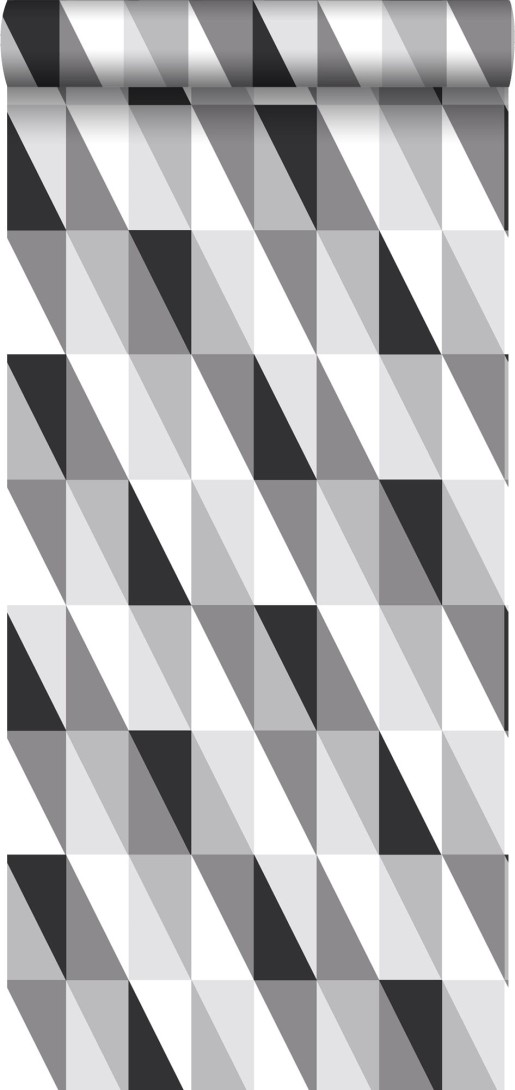 Tapeta Esta Black & White With A Splash Of Gold 139121 Graphical Triangles