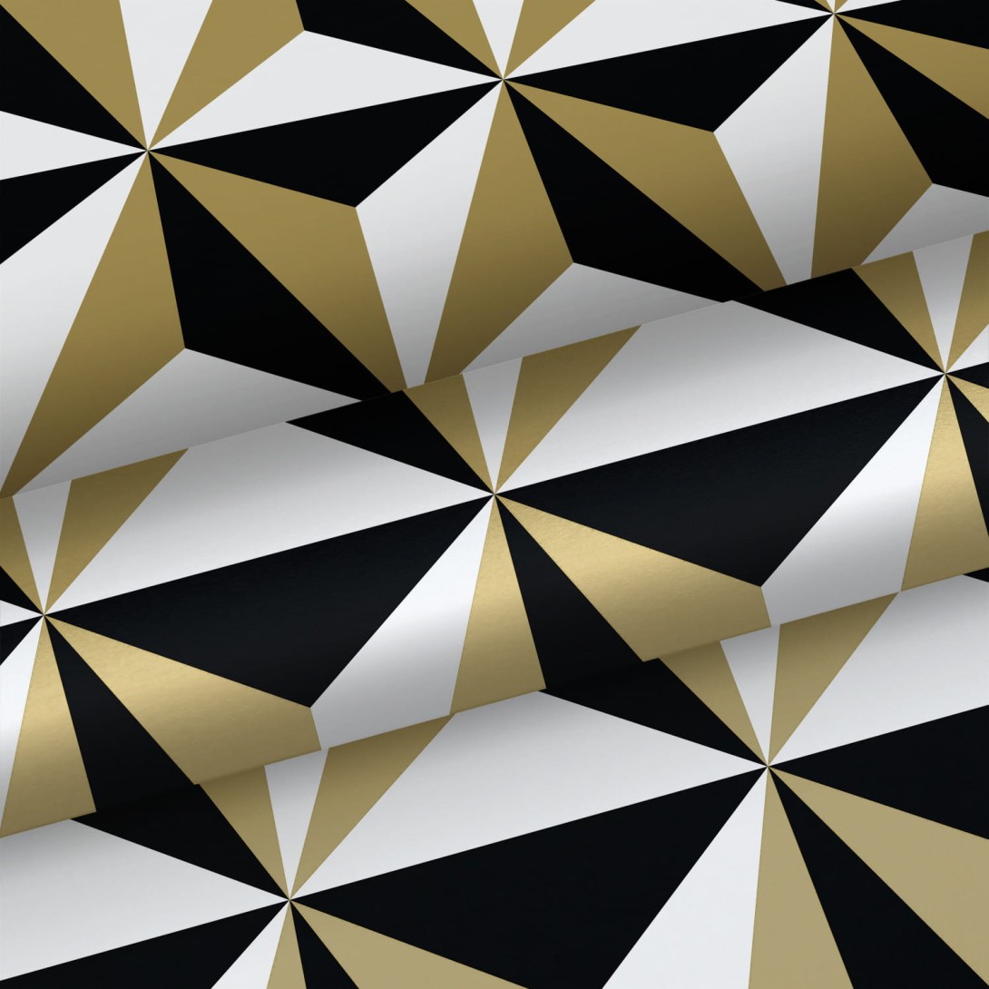 Tapeta Esta Black & White With A Splash Of Gold 139118 Graphic Motif