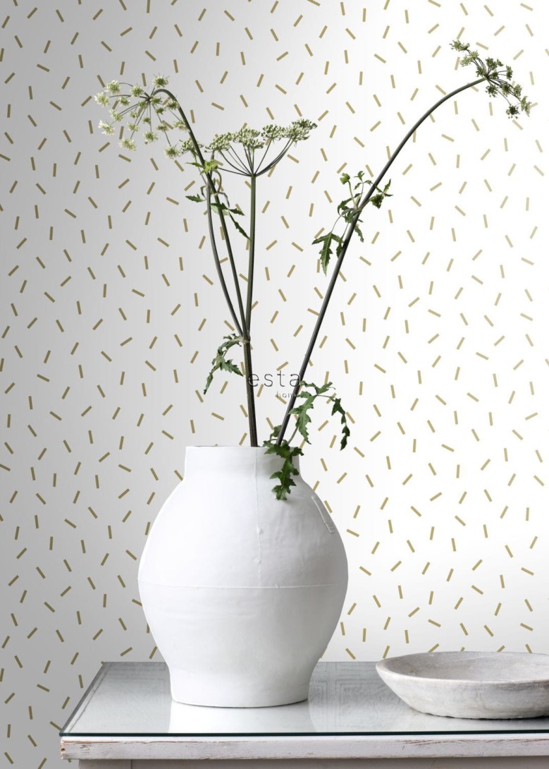 Tapeta Esta Black & White With A Splash Of Gold 139127 Graphic Motif