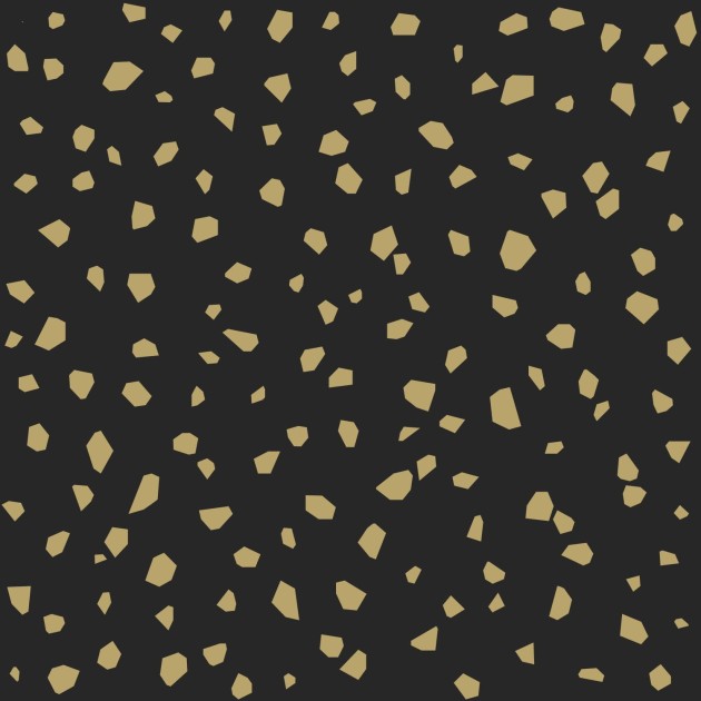 Tapeta Esta Black & White With A Splash Of Gold 139134 Terrazzo