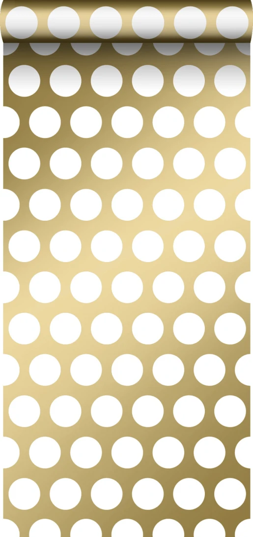 Tapeta Esta Black & White With A Splash Of Gold 139116 Large Dots