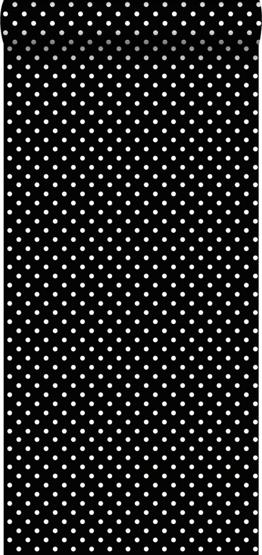 Tapeta Esta Black & White With A Splash Of Gold 138501 Polka Dots