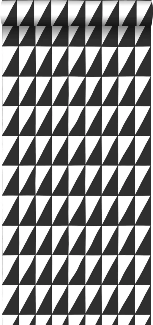 Tapeta Esta Black & White With A Splash Of Gold 139077 Graphical Triangles