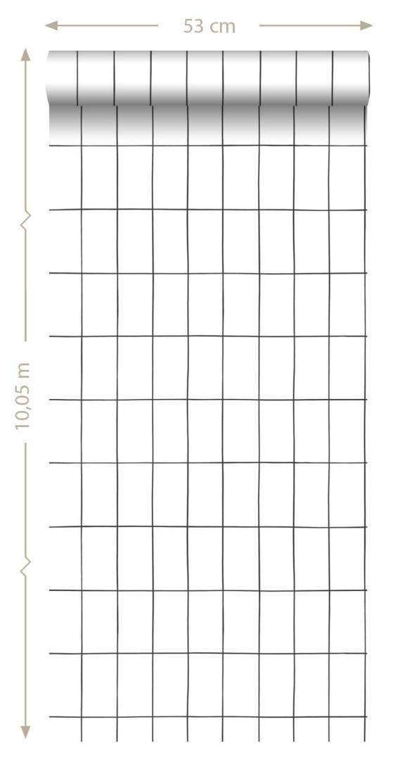 Tapeta Esta Black & White With A Splash Of Gold 139030 Small Tiles