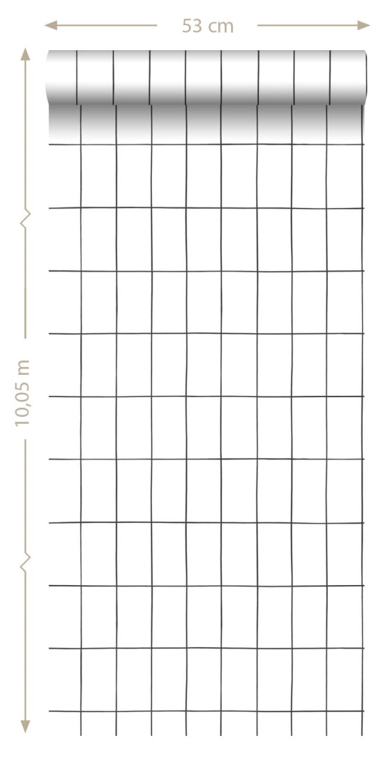 Tapeta Esta Black & White With A Splash Of Gold 139030 Small Tiles