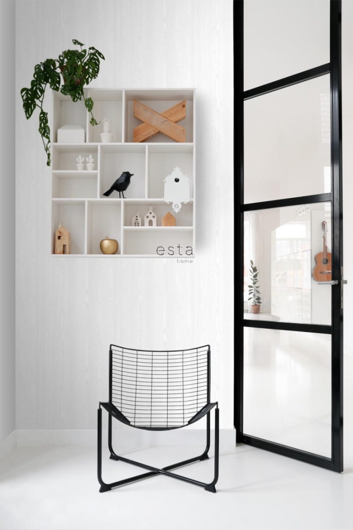 Tapeta Esta Black & White With A Splash Of Gold 138927 Wooden Planks