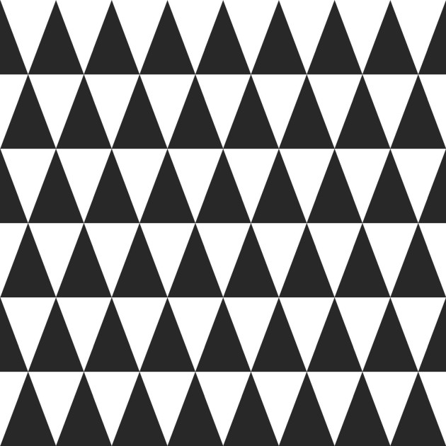 Tapeta Esta Black & White With A Splash Of Gold 128845 Graphical Triangles
