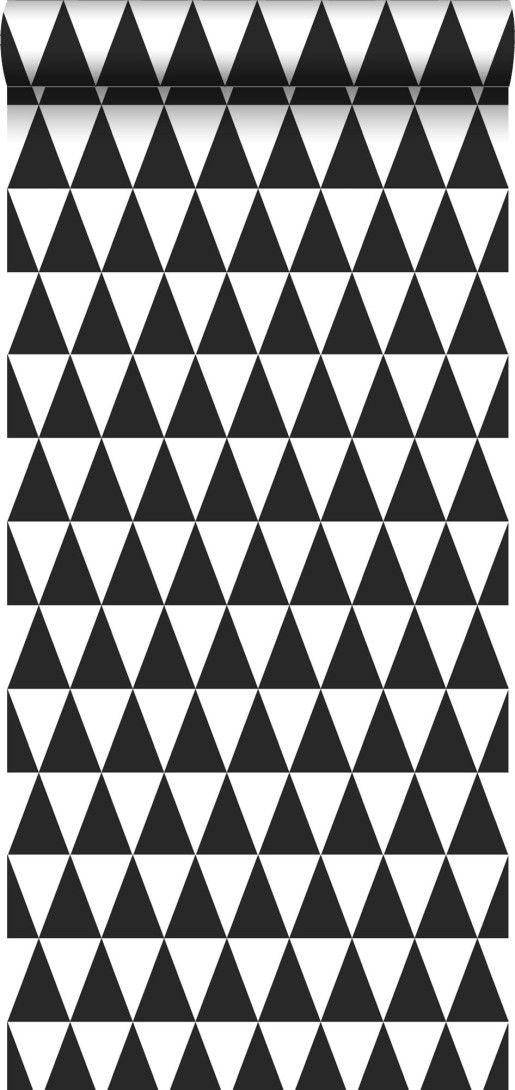Tapeta Esta Black & White With A Splash Of Gold 128845 Graphical Triangles