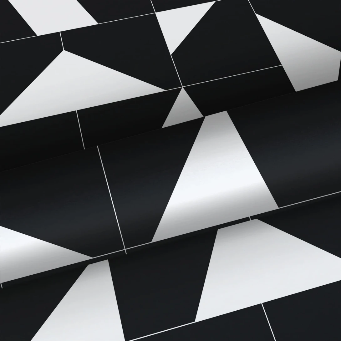 Tapeta Esta Black & White With A Splash Of Gold 139087 Tile Motif